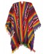 Poncho Sicuani multicouleurs