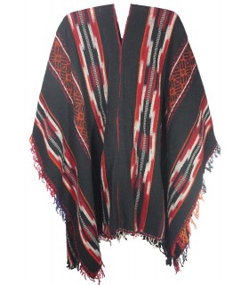 Poncho Sicuani noir